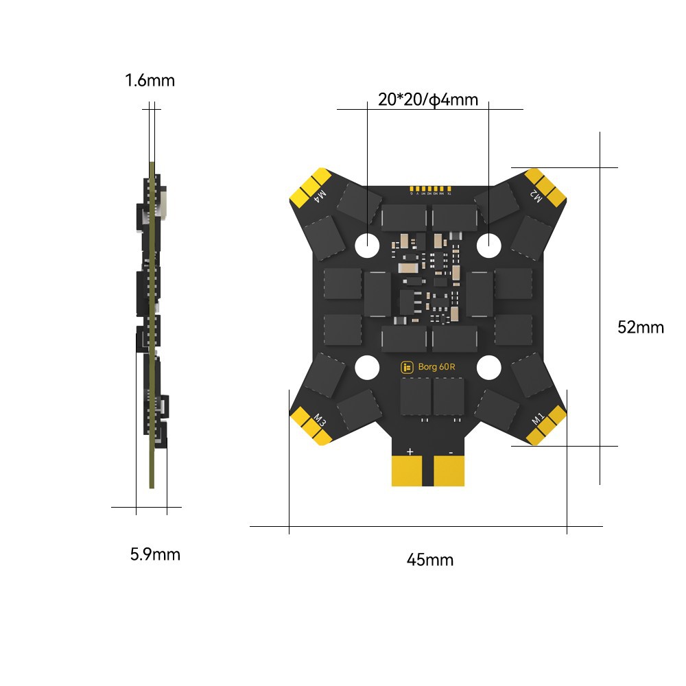 iFlight Borg Mini H7 (ICM42688 - Drone Racing Frame 리뷰 및 가격